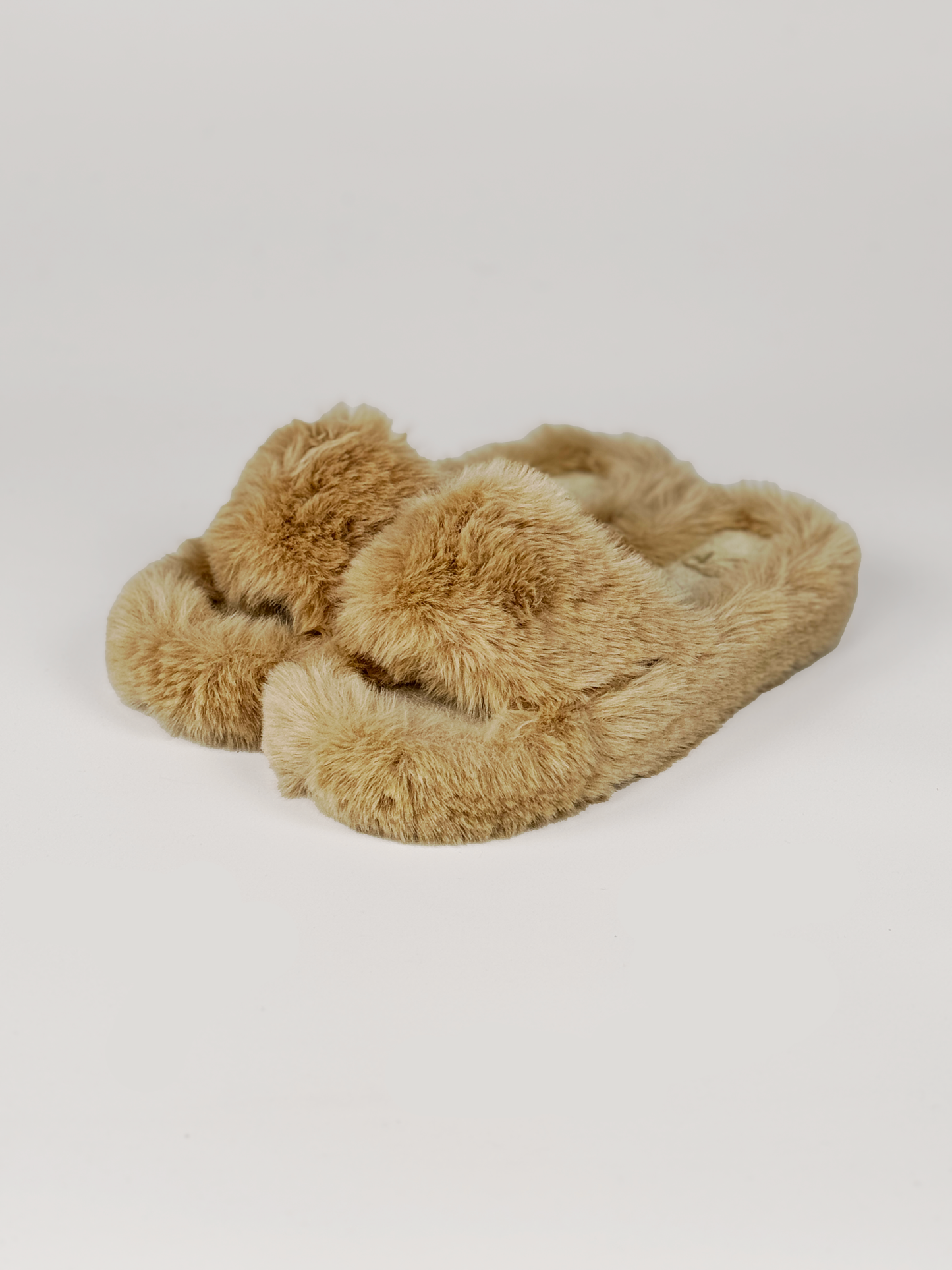 fUR SLIPPER BROWN