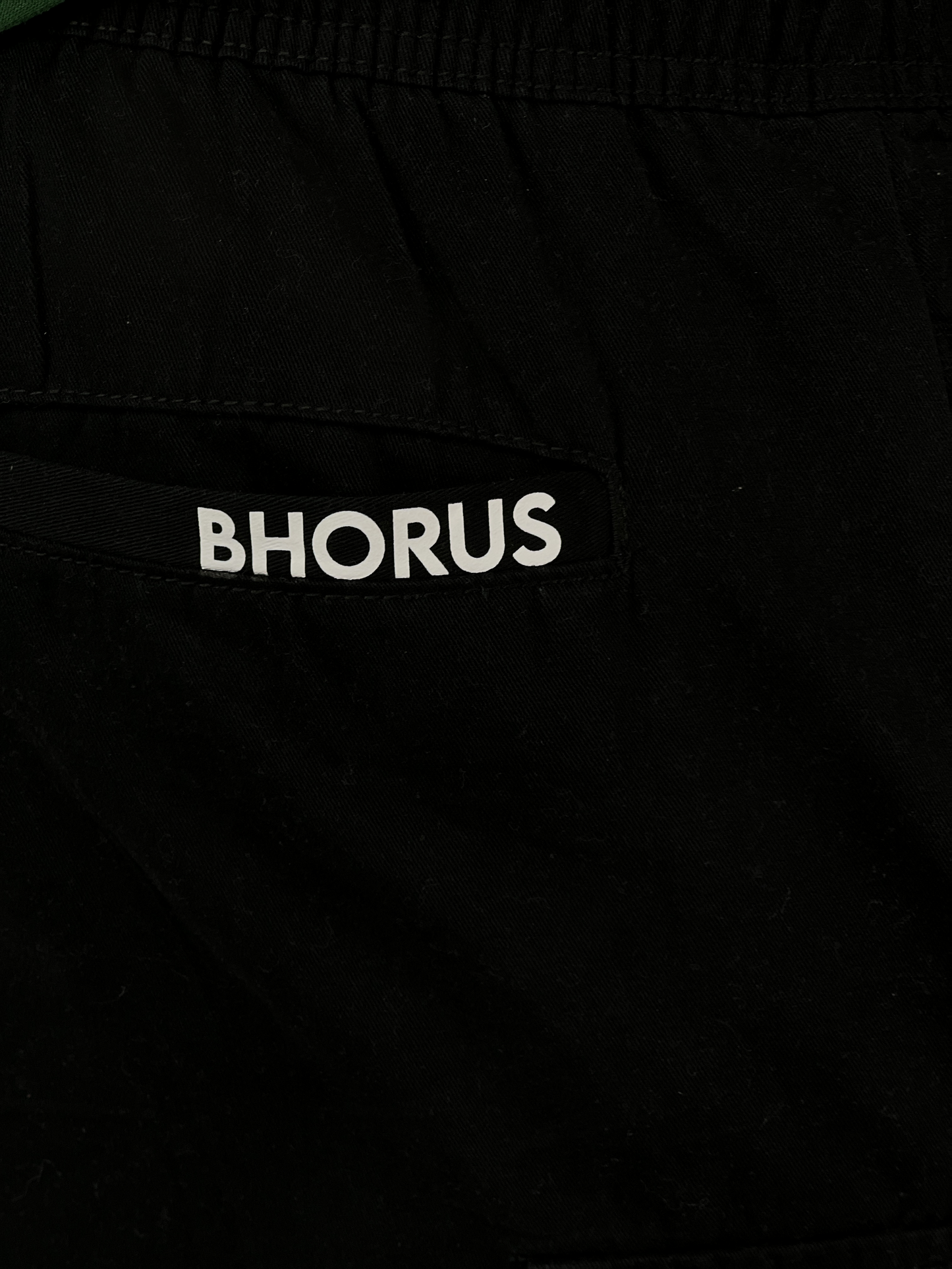 BHORUS LONG CARGO SHORTS (BLACK)