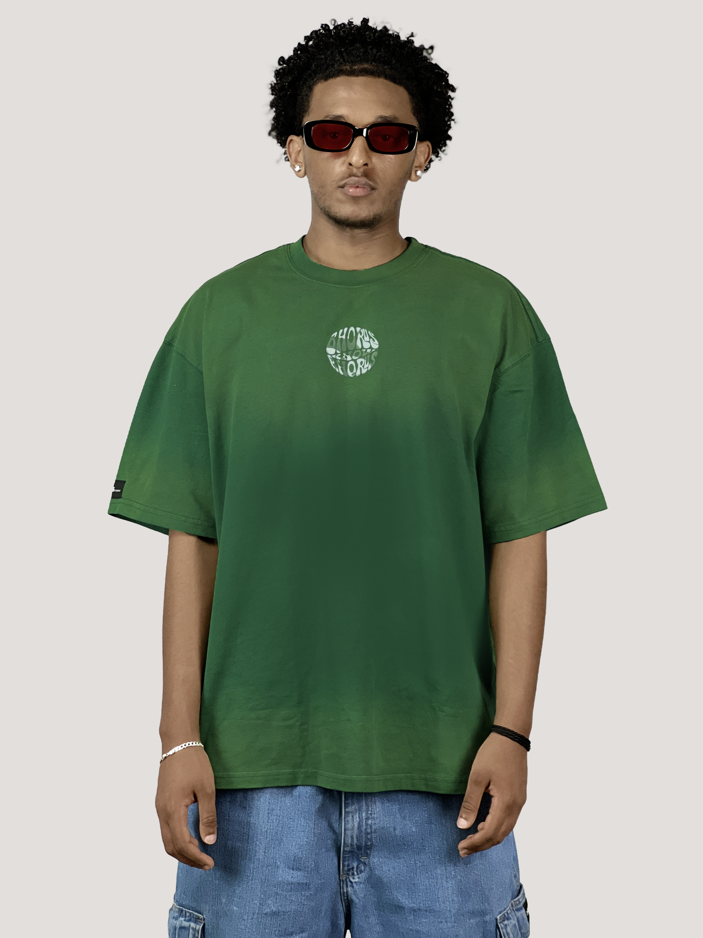 BHORUS KNOW BHORUS SUN-FADED T-SHIRT (GREEN)