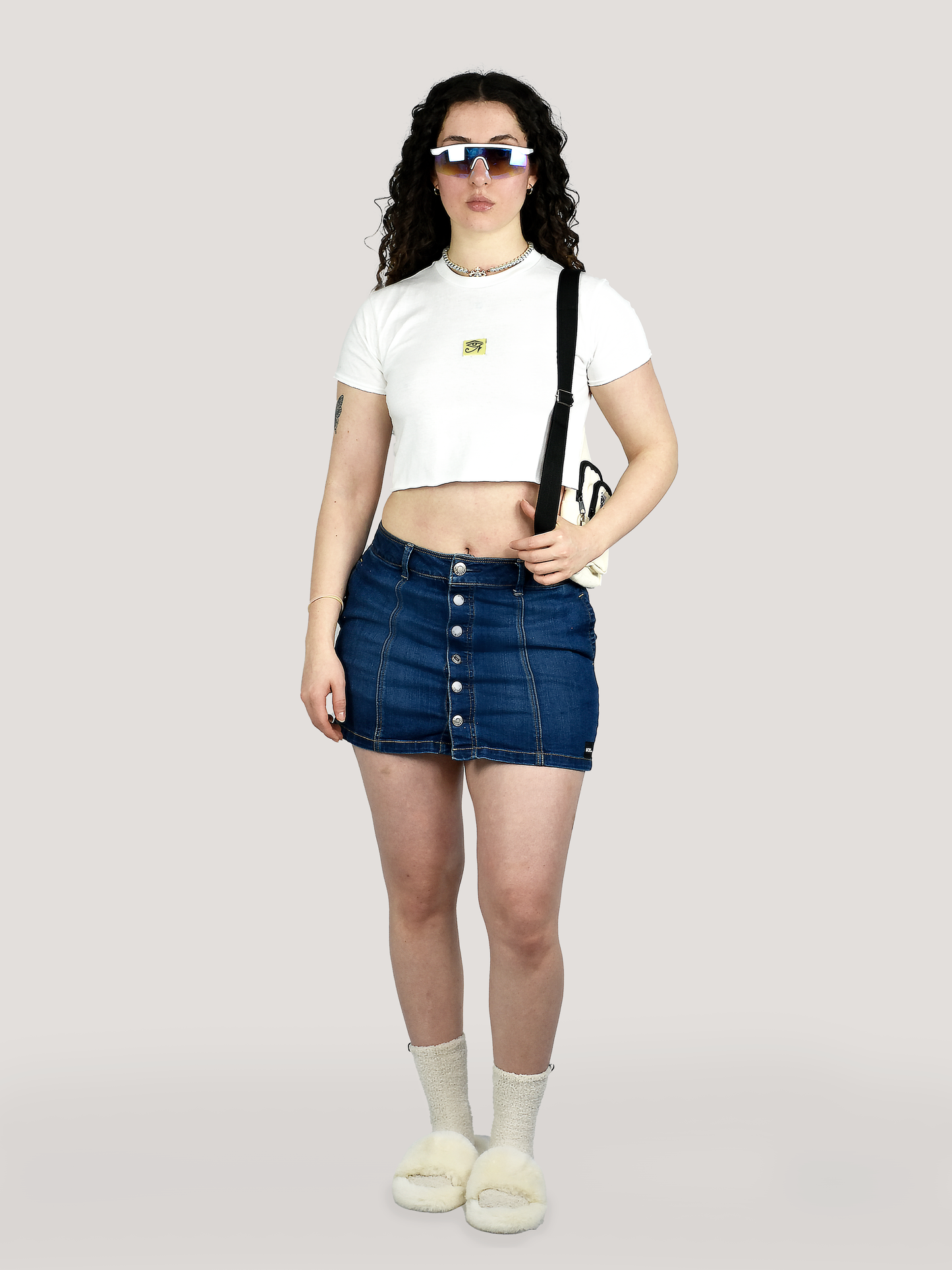 TENNIS SKIRT DENIM