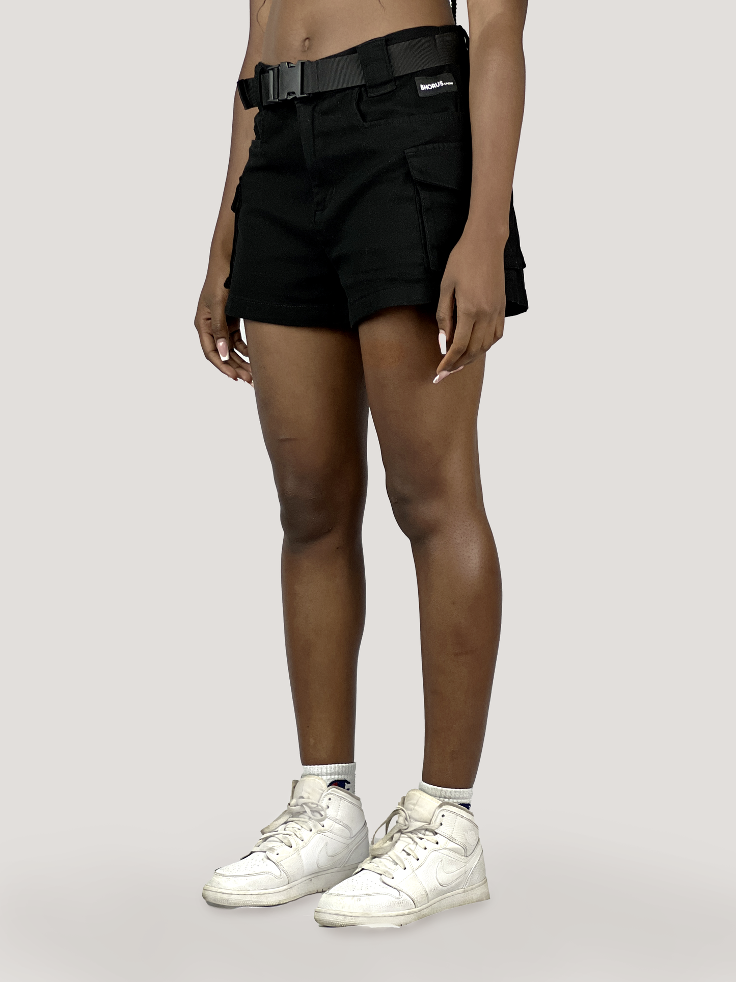 BHORUS TOMB RAIDER SHORTS (BLACK)